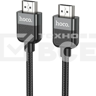Кабель Hoco US09 ver2.0 HDMI (m) HDMI (m) 2м черный (пакет)