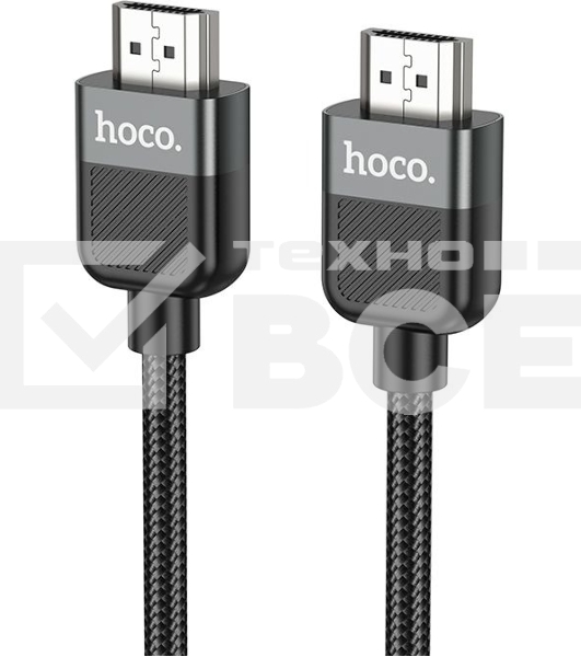 Кабель Hoco US09 ver2.0 HDMI (m) HDMI (m) 2м черный (пакет)