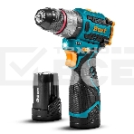 Дрель-шуруповерт Bort BAB-16U, Аккумуляторная, 16.8В, 2 АКБ, Кейс, фото8