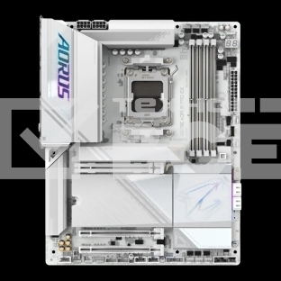Материнская плата Gigabyte X870E AORUS PRO ICE, AM5, AMD X870E, 4xDDR5, 4xSATA, 4xM.2, 1xPCI-E 5.0 x16, 1xPCI-E 4.0 x4, 1xPCI-E 3.0 x4, 1xHDMI, 2xUSB-C, 1x 2.5Gb LAN, 2xUSB-A 3.2 Gen 2, 3xUSB-A 3.2 Gen 1, 2xUSB-A 2.0, 2x3.5 мм, TOSLINK, 7.1, 2xUSB4, 4xUSB