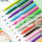 Фломастеры Deli EC10000 ColoRun Вентилируемый 12цв. коробка с европодвесом, фото2