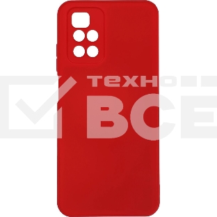 Чехол (клип-кейс) BoraSCO для Xiaomi Redmi 10 красный