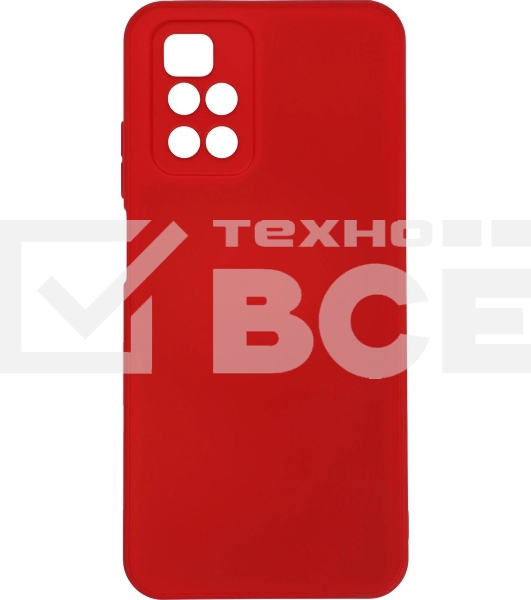 Чехол (клип-кейс) BoraSCO для Xiaomi Redmi 10 красный