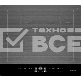 Индукционная варочная поверхность Hyundai HHI 6786 GR серебристый