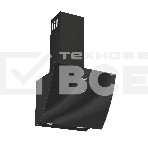 Вытяжка каминная Elikor Wave BK 50 черный, управление сенсорное (1 мотор), фото 1