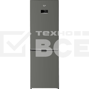 Холодильник Beko B3R0CNK362HG серый, двухкамерный, 220/100л, морозилка снизу No Frost