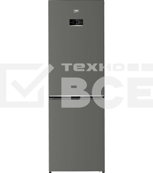 Холодильник Beko B3R0CNK362HG серый, двухкамерный, 220/100л, морозилка снизу No Frost
