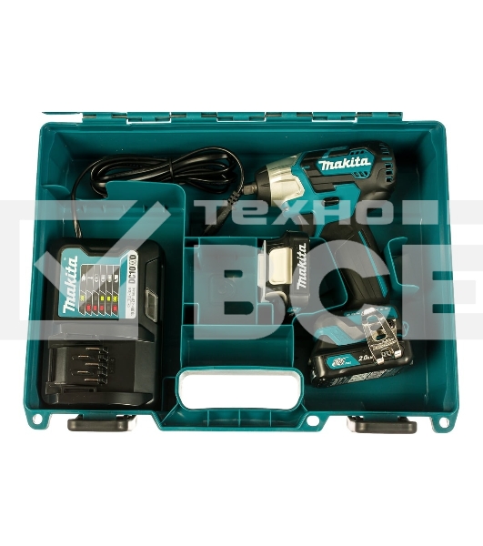 Гайковерт Makita TW160DWAE аккум. патрон:квад.3/8
