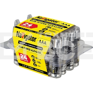 Элемент питания алкалиновый Navigator AAA/LR03 94 787 NBT-NE-LR03-BOX24 (уп.24шт)