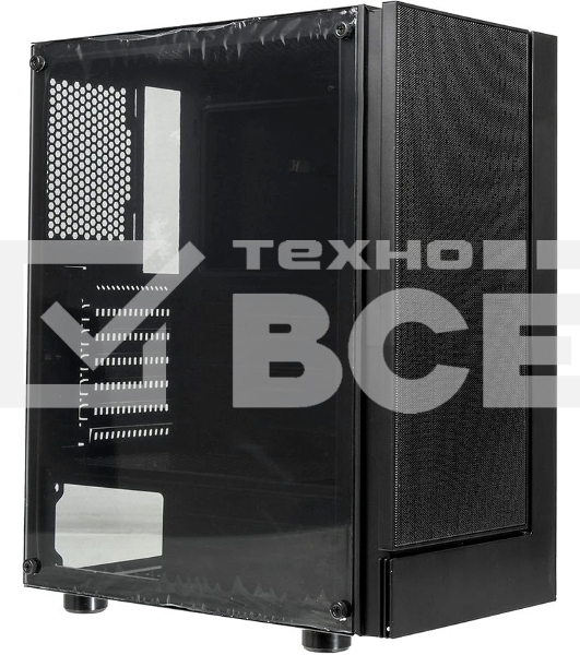 Компьютерный корпус AeroCool / Formula F-33RGB черный без БП ATX 3x120mm 2xUSB2.0 1xUSB3.0 audio bott PSU