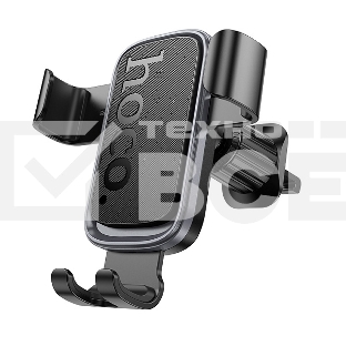 Автомобильный держатель HOCO (6942007647908) H80 6.1'-7.0' черный металлик