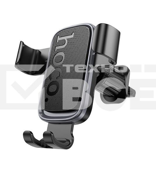 Автомобильный держатель HOCO (6942007647908) H80 6.1'-7.0' черный металлик