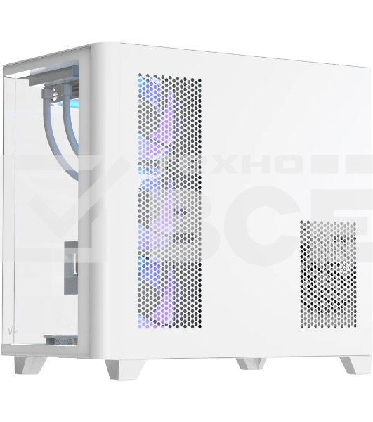 Компьютерный корпус AeroCool/Formula Crystal U2 белый без БП ATX 1xUSB 2.0 1xUSB 3.0 1xUSB3.1 audio bott PSU