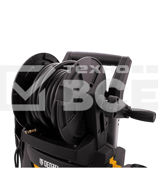 Моечная машина высокого давления Denzel R-210iD, 2600 Вт, 210 бар, 8,0 л/мин, асинх. двиг., бараб.