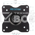 Кронштейн для телевизора Kromax DIX-15 черный, 15'-28' макс. 30 кг, настенный, поворот и наклон, фото5