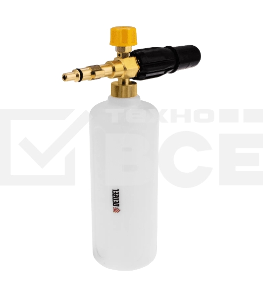 Пенокомплект Denzel FPB-1000 для моечных машин высокого давления, латунь