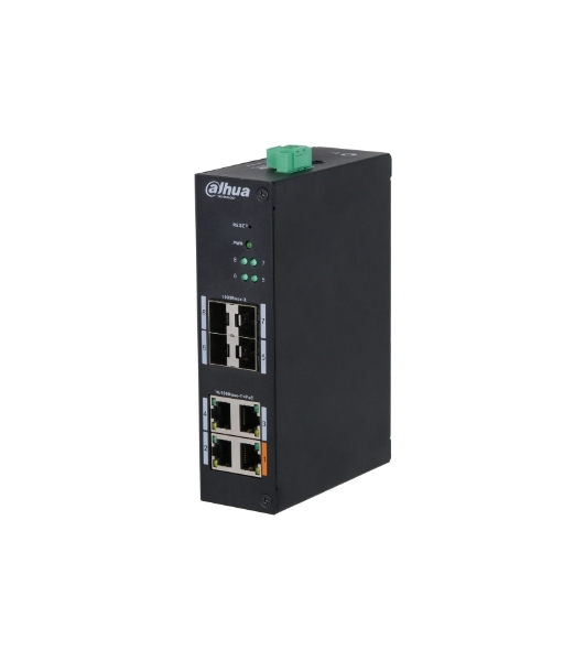 Коммутатор Dahua DH-HS4408-4ET-60, 4×100 Мбит/с + 4×1 Гбит/с SFP, управляемый