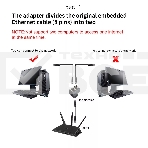 Переходник-разветвитель VCOM RJ-45 8P8C (F)<-->2 x 8P8C (F),FTP, ABS пластик, кат. 5eVCOM <CT252S>, фото4