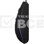 Мышь проводная Oklick 100M черный, 1600 dpi, USB, кнопки - 4, фото2