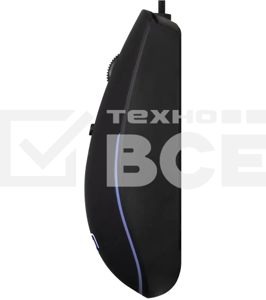 Мышь проводная Oklick 100M черный, 1600 dpi, USB, кнопки - 4