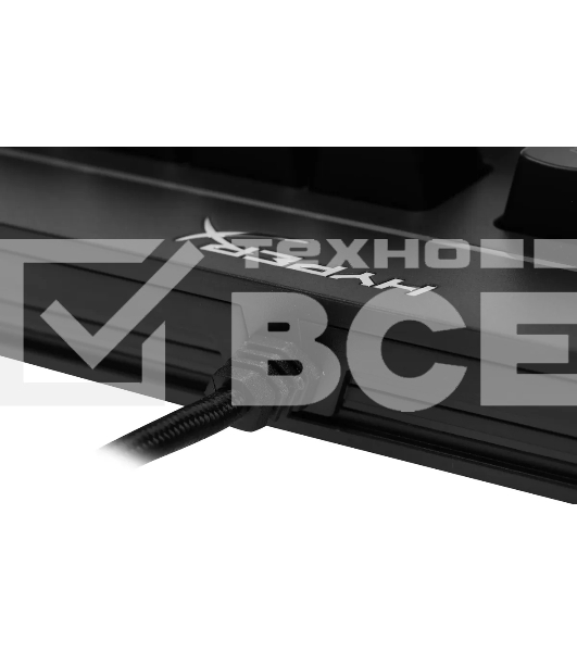 Клавиатура HyperX Alloy Core RGB черный USB Multimedia for gamer LED (4P4F5AA#ABA)