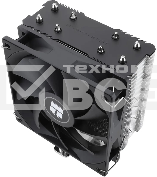 Устройство охлаждения(кулер) Thermalright Assassin X 120 v2 Soc-AM5/AM4/1151/1200/1700 черный 4-pin 25.6dB Al+Cu 700gr Ret (AX120-V2)