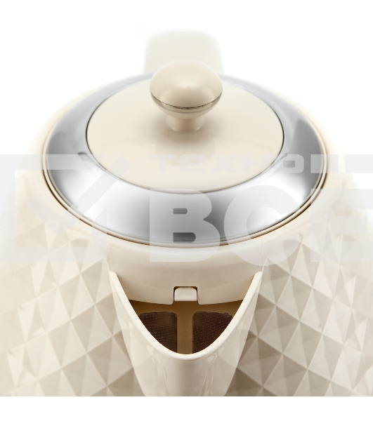 Чайник электрический BRAYER BR1065 2200 Вт, 1,7 л, бежевый
