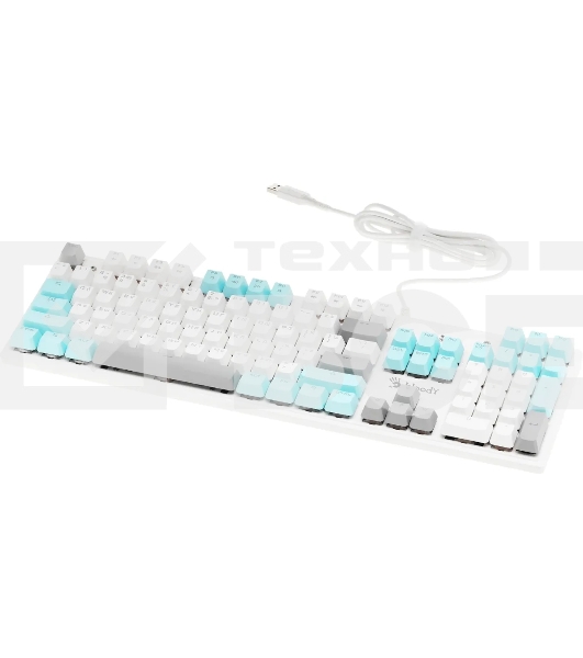 Клавиатура A4Tech Bloody S510R проводная, USB, белый