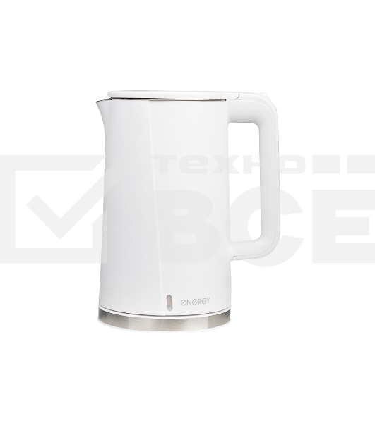 Чайник электрический Energy E-208 1.7л белый, двойной корпус
