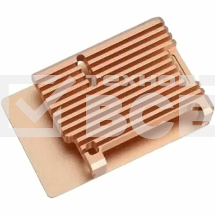 Корпус ACD RA506 Gold Metal Aluminum Case for Raspberry Pi 4B