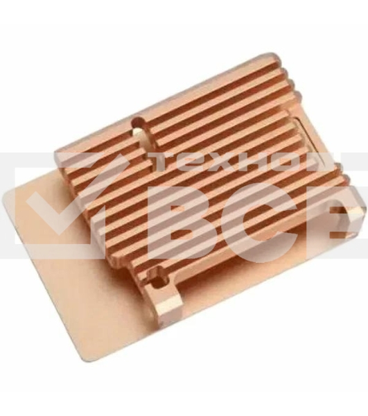 Корпус ACD RA506 Gold Metal Aluminum Case for Raspberry Pi 4B