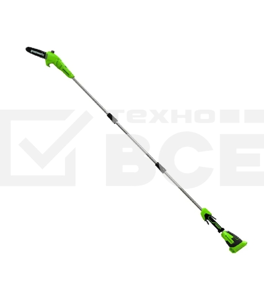 Высоторез/Сучкорез аккумуляторный GreenWorks G40PSH, 2 в 1, 40V, без АКБ и ЗУ  (1303907)