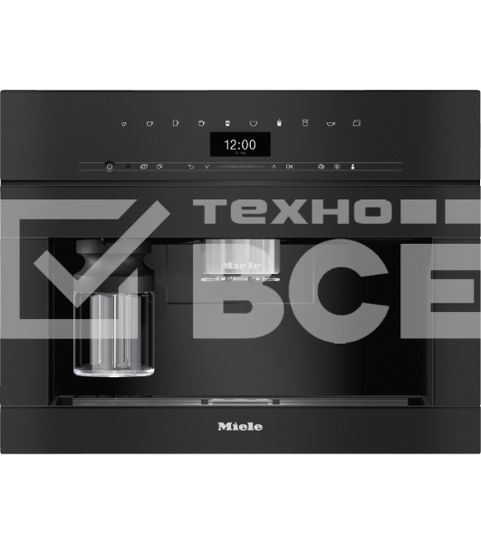Кофемашина встраиваемая Miele CVA 7440 OBSW черный