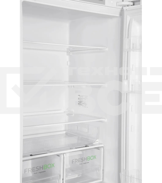 Холодильник Бирюса 6134 белый двухкамерный 210/85 л морозилка снизу, автоматическое оттаивание