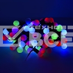 Гирлянда светод. уличная Funray Шарики,SE-BL-20200M, 20M,200LED,мульти(3цв.),IP44,черн.шн.1,2м,СОЕД,, фото 1