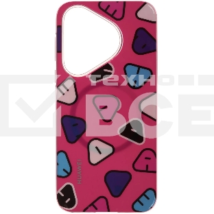 Чехол-накладка Huawei Letter Magnetic Case для смартфонов HUAWEI Pura 70, Pink, 51995464