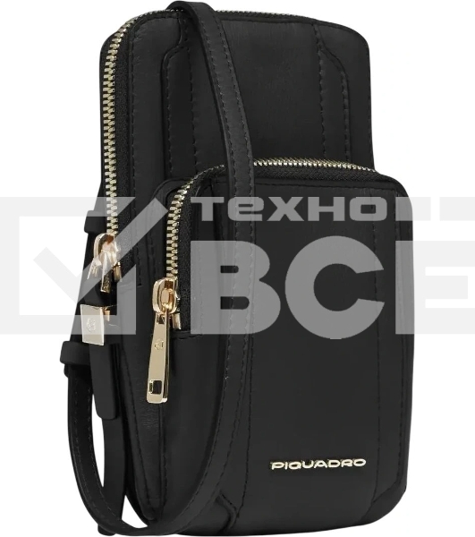 Чехол для смартфона Piquadro Circle AC6836W92R/N черный натур.кожа