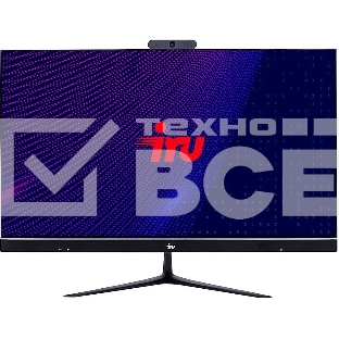 Моноблок IRU Агат 313 23.8' Full HD i3 10100 (3.6) 8Gb SSD256Gb UHDG 630 Free DOS GbitEth WiFi BT 120W клавиатура мышь Cam черный 1920x1080 (RUS)