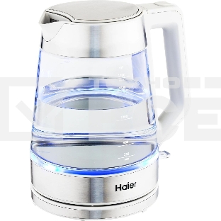 Чайник электрический Haier HK-500 1.7л. 2200Вт серый/белый корпус: стекло/пластик (TD0029955RU)