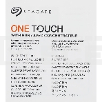 Внешний HDD 3.5' Seagate One Touch STLC16000402, 16TB, USB 3.2 Gen 1 Type-A, 5400 rpm, черный, фото2