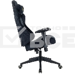 Кресло игровое Zombie 51 черный Light-20 крестов. пластик, фото6