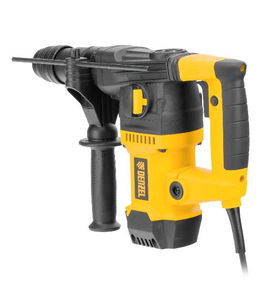 Перфоратор Denzel RHVB-1250-32, SDS-plus, 1250 Вт, 5,5 Дж, от сети
