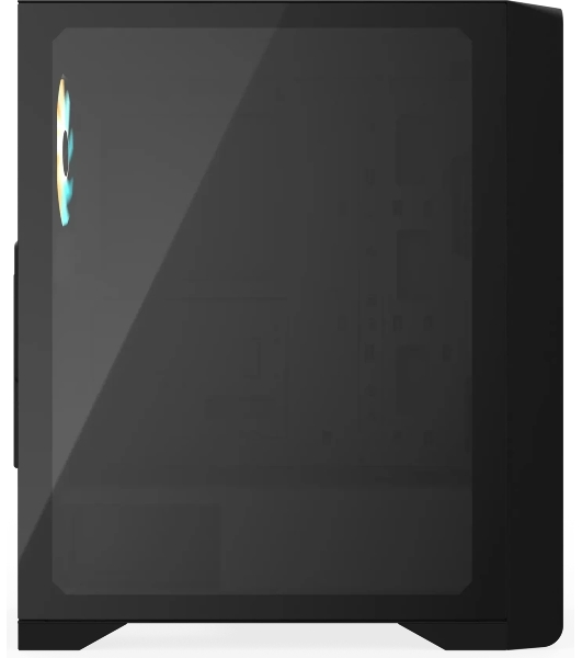 Корпус Gigabyte C103G Glass Black, Midi-Tower, чёрный, закалённое стекло, ARGB подсветка, 1 x 120 мм (в комплекте)