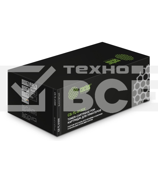 Картридж лазерный Cactus CS-TL-5120X TL-5120X черный (15000стр.) для Pantum BP5100DW,BM5100ADW