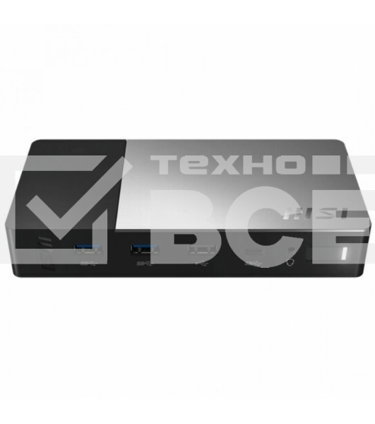 Док-станция MSI USB-C Docking Station Gen 2 / 1xType-C(USB3.2Gen2/DP)/1xType-C USB3.2Gen2/2xType-A USB3.2Gen2/1xType-A USB2.0/1xHDMI2.1/1xDP/1xRJ45/1xComboJack/150W adapter