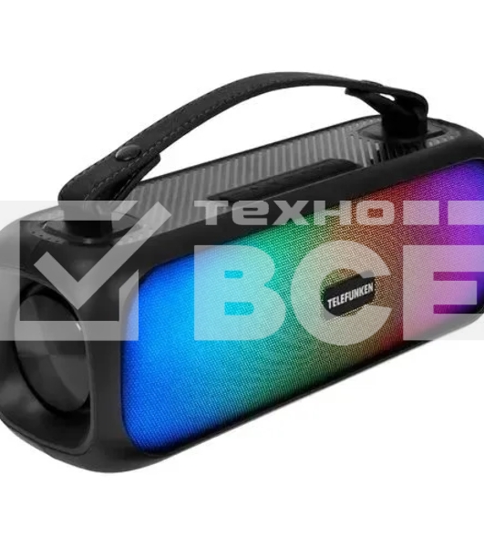Портативная аудиосистема Telefunken TF-PS1281B (черный)
