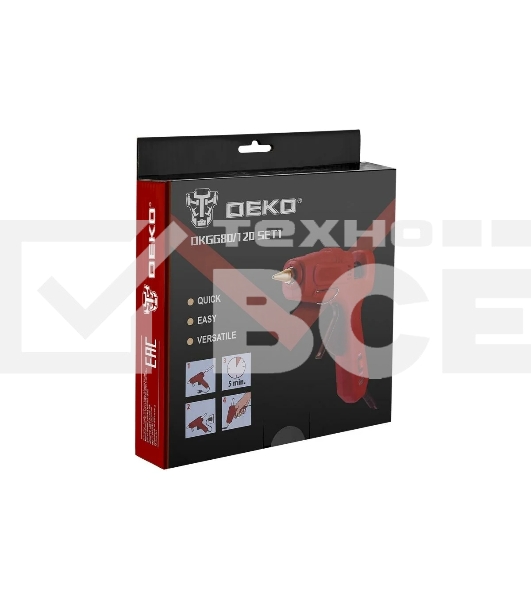 Клеевой пистолет Deko DKGG120 120Вт 10гр/мин стерж.:11мм (063-4975)