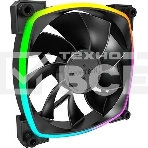 Вентилятор для корпуса Montech RX120 Reverse ARGb 120х120x25 черный 4-pin 27дБ (RX120 PWM BLACK) Ret, фото3