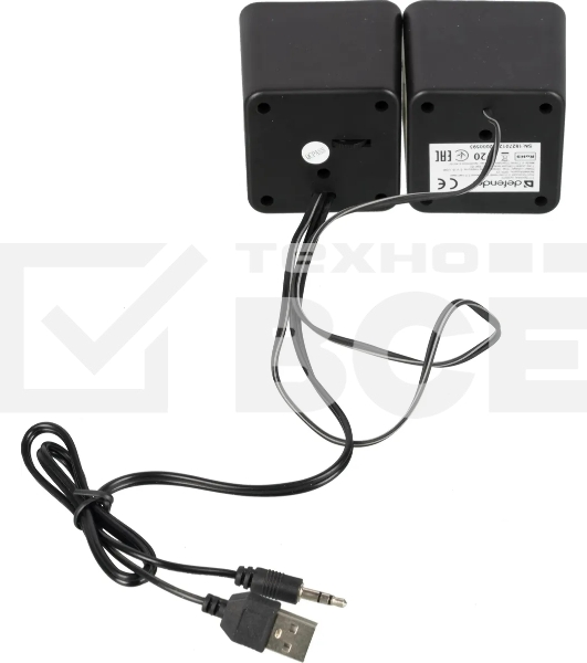 Акустическая 2.0 система Defender #1 SPK 22 черный, 5 Вт, питание от USB