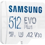 Флеш карта microSDXC 512GB Samsung MB-MC512SA/EU EVO Plus + adapter, фото2